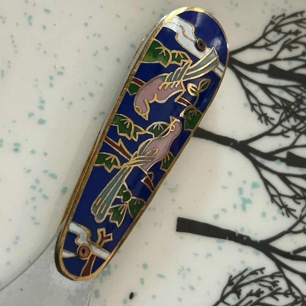 Vintage Cloisonné Bottle Opener